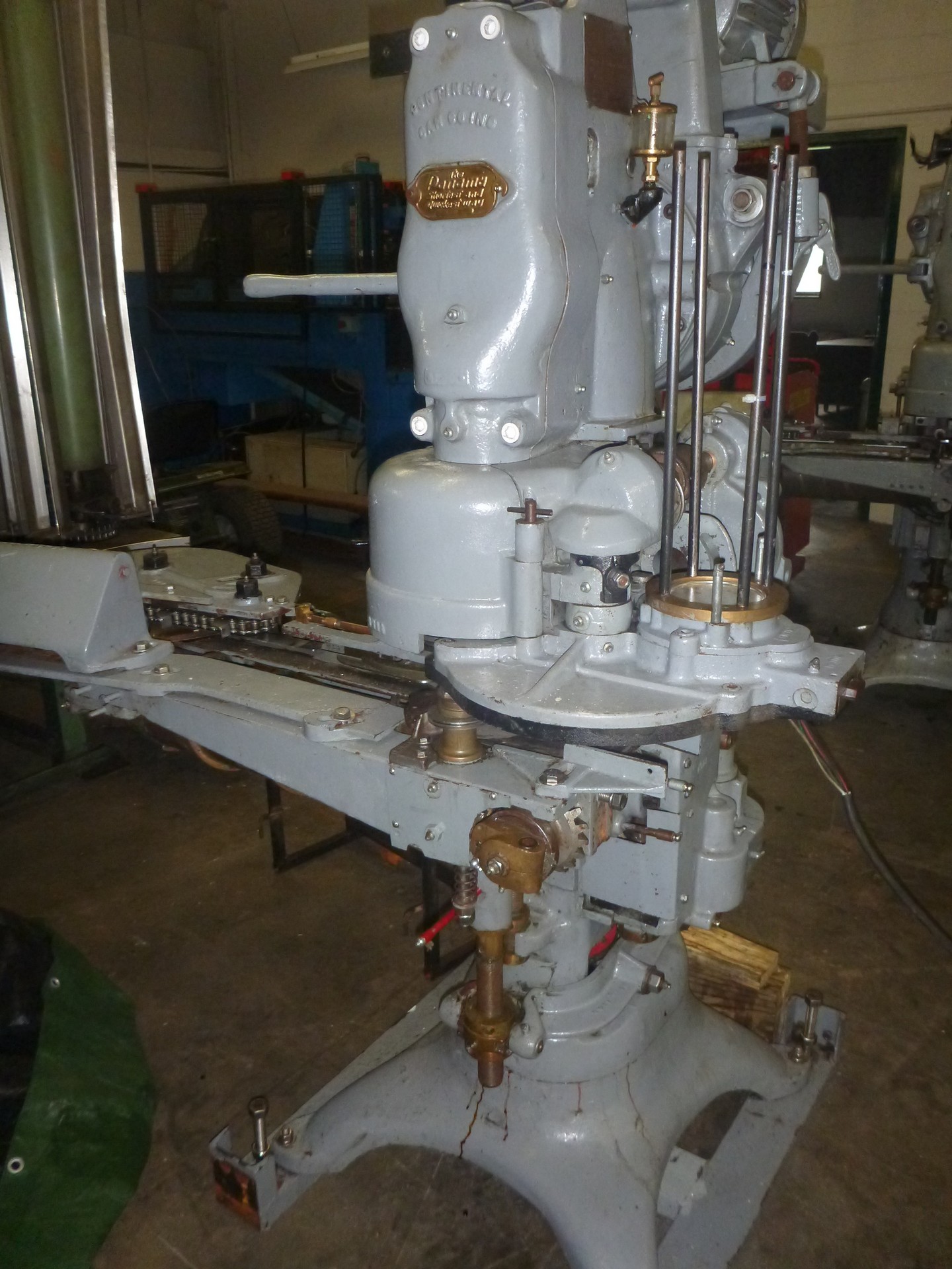Picture of can seamer machine and parts from Melvina Can Machinery offering new and used can seamers and parts.