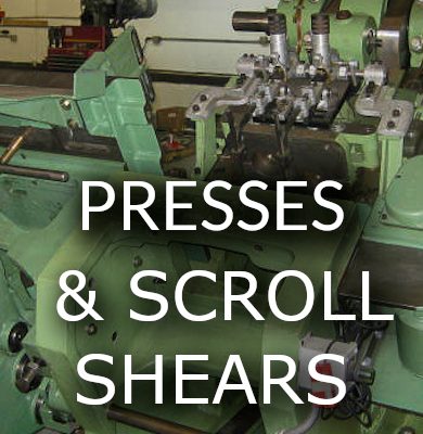 Presses and Scroll Shears